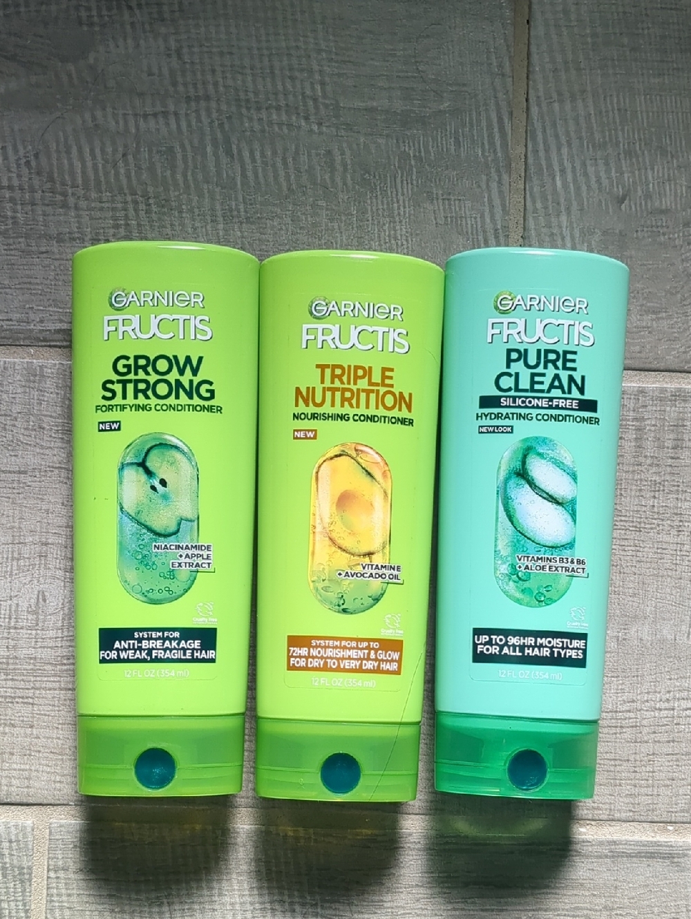 Garnier Fructis Hair Care Set Of 3 Conditioner